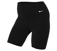 Nike Zenvy Pantalón Corto De Ciclismo De 20 Cm De Talle Alto Y Sujeción Ligera - Mujer, Black/Black, DQ6003-010, S
