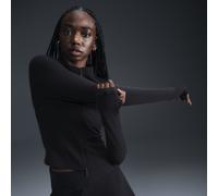 Nike Zenvy Parte de arriba de manga larga con cremallera completa Dri-FIT - Mujer - Negro XL (EU 48-50)