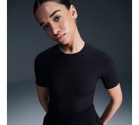 Nike Zenvy Rib Camiseta de manga corta Dri-FIT - Mujer - Negro XXL (EU 52-54)