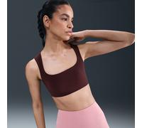 Nike Zenvy Sujetador deportivo de sujeción ligera con forro ligero - Mujer - Rojo M
