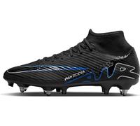 Nike Zoom Superfly 9 Acad SG-Pro AC, Alta Hombre, Black/Chrome-Hyper Royal, 36.5 EU