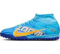 Nike Zoom Superfly 9 Academy Km TF, Alta Hombre, Baltic Blue/White, 43 EU