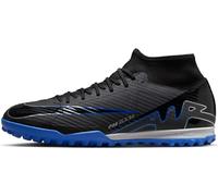 Nike Zoom Superfly 9 Academy TF, Alta Hombre, Black/Chrome-Hyper Royal, 36 EU