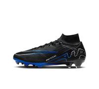 Nike Zoom Superfly 9 Elite FG, Alta Hombre, Black/Chrome-Hyper Royal, 45.5 EU