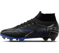 Nike Zoom Superfly 9 Pro FG, Alta Hombre, Black/Chrome-Hyper Royal, 40.5 EU