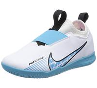 NIKE Zoom Vapor 15 Academy IC, Zapatillas de fútbol, White/Baltic Blue-Pink Blast, 37.5 EU