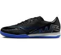 NIKE Zoom Vapor 15 Academy IC, Zapatillas de Futsal Hombre, Negro/Cromo Hyper Royal, 44.5 EU