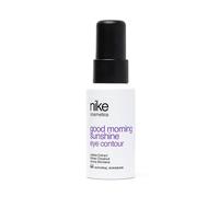 NIKECOSMETICS - Contorno de Ojos Good Morning Sunshine 30 ml, con Extracto de Jojoba, Árnica y Castaño de Indias, Suaviza Bolsas y Ojeras, Hidratante, Rejuvenecedor, Antioxidante