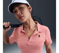 NikeCourt Heritage Polo corto de tenis de manga corta - Mujer - Rosa M (EU 40-42)