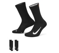NikeCourt Multiplier Cushioned Calcetines largos de tenis (2 pares) - Negro