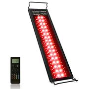 NIKEEYEN 24/7 Luces para Acuarios con mando a distancia, 24W 45cm LED Acuario de Espectro Completo, Impermeable Luz Led para acuarios de Plantas y Peces