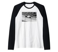 Niki Lauda En Acción Marcas Hatch GP Británico 1984 Camiseta Manga Raglan