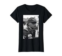 Niki Lauda GP de Gran Bretaña Brands Hatch 1984 Camiseta, Mujer, Negro, S