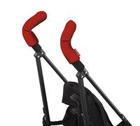 Nikidom - Funda para silla de paseo manillar abierto red waves rojo