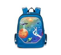 NIKIDOM Roller GO Mochila con Ruedas, Juventud Unisex, Space (Multicolor), Talla Única
