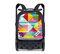 Nikidom Roller - Mochila Escolar con Ruedas - Modelo Roller Up XL Supergirl - 53x38x23 cm - 2 Compartimentos de Gran Capacidad - Incluye Correas Almacenables y Base Reforzada