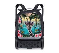 NIKIDOM Roller UP Mochila con Ruedas, Juventud Unisex, Safari (Multicolor), Talla Única