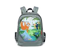 NIKIDOM Roller GO Mochila con Ruedas, Juventud Unisex, Rainforest (Multicolor), Talla Única