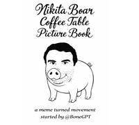 Nikita Boar Coffee Table Picture Book