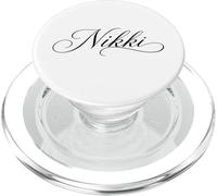 Nikki Nombre Mujeres Elegante Lindo Esposa Elegante Chica Novia GF PopSockets PopGrip para MagSafe