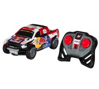 Nikko Coche teledirigido RC 10591 Night Mode Toyota Gazoo Dakar, Detalles realistas, Faros LED de 25 cm, Control Remoto de 2,4 GHz, Alcance de 40 m, para niños a Partir de 6 años, Color Azul