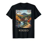 Nikko Japón Otoño Templo Montaña Viajes Camiseta