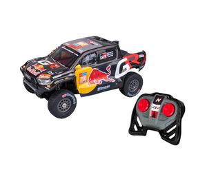 Nikko RC ProTrucks Toyota GAZOO Racing Dakar 2024 MORAES Splash and Dust Proof Chassis Remote Control Car, 33cm, 2.4GHz Remote Control, 40m Range, 6 Years, Black, 10563, USB Rechargeable