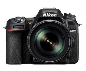Nikkon D7500 - Cámara réflex Digital de 20.9 MP (Pantalla LCD 3.2", 4K/UHD, SnapBridge, Bluetooth, WiFi), Color Negro - Kit con Objetivo AF-S DX 18-105 mm f/3.5-5.6G ED VR