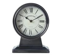 NIKKY HOME Reloj de mesa antiguo, silencioso sin garrapatas con pilas para decoración de sala de estar, decoración elegante del hogar para mesa, encimera