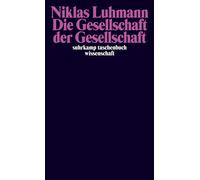 Niklas Luhmann Die Gesellschaft der Gesellschaft: 1360 Tapa "Two V (Tapa blanda)