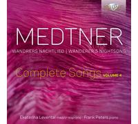 Nikolai Medtner Medtner: Complete Songs: Wandrers Nachtli (CD) (Importación USA)