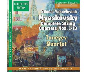 Nikolai Miaskovski : Intégrale des quatuors à cordes. Quatuor Taneyev.