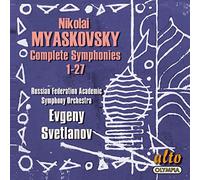 Nikolai Miaskovski : Intégrale des symphonies. Svetlanov.