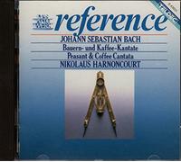 Nikolaus Harnoncourt, Concentus musicus Wien, mit Rotraud Hansmann, Kurt Equiluz & Max van Egmond - Johann Sebastian Bach - Peasant & Coffee Cantata / Bauern & Kaffeekantate - Nos. 212 & 211 (CD)