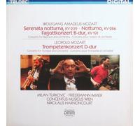 Nikolaus Harnoncourt & Concentus musicus Wien - W.A. Mozart: Serenata notturna KV 239, Notturno KV 286, Fagottkonzert B-dur KV 191 / L. Mozart: Trompetenkonzert D-dur [Vinyl LP] [Schallplatte]