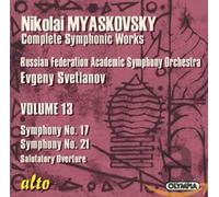 Nikolay Myaskov Nikolai Myaskovsky: Complete Symphonic Wo (CD) (Importación USA)