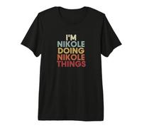 Nikole Name Nikole Personalized Name First Given Camiseta Premium