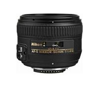 Nikon AF-S 50mm F1.4 G - Objetivo para Nikon (distancia focal fija 50mm, apertura f/1.4) color negro