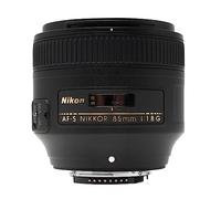 Nikon AF-S 85mm F1.8 G - Objetivo para Nikon (distancia focal fija 85mm, apertura f/1.8) color negro