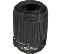 Nikon AF-S DX VR 55-200mm F4-5.6 G - Objetivo para Nikon (Distancia Focal 55-200mm, Apertura f/4, estabilizador) Color Negro