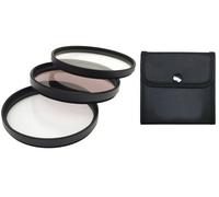 Nikon Coolpix P80 3 piezas Kit de filtros de lente (incluye anillo adaptador de objetivo)