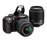 Nikon D3200 + 18-55mm VR + 55-200mm DX Zoom - Cámara digital