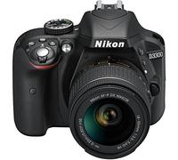 Nikon D3300 + 18-55 AFP DX VR - Cámara réflex digital de 24,2 Mp (pantalla LCD 3", estabilizador, vídeo Full HD), color negro - kit con objetivo 18-55MM AFP DX VR