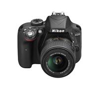 Nikon D3300 - Cámara digital - SLR - 24,2 Mpix - Zoom óptico 5,8x AF-S DX 18-105 mm VR - Negro nuevo