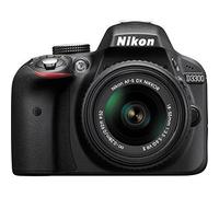 Nikon D3300 - Cámara reflex digital de 24.2 Mp (pantalla 3",24.2 MP, SLR Kit, CMOS, 3x, 18 - 55 mm, 2.7 cm), negro - Kit cuerpo con objetivo AF-S 18-55mm f/3.5 -5.6G VRII y objetivo AF-S 55-200 mm f/4 -5.6G ED VR