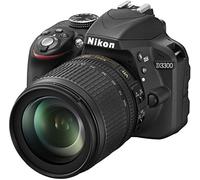 Nikon D3300 - Cámara réflex digital de 24.2 Mp (pantalla de 3", estabilizador de imagen, zoom óptico de 5.8x, grabación de vídeo Full HD), negro - kit con objetivo AF-S DX 18-105 mm VR [Versión EU]