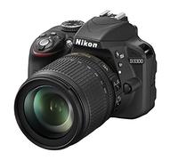Nikon D3300 - Kit de cámara réflex digital de 27.8 Mp (pantalla 3", estabilizador óptico, grabación de vídeo) con objetivo 18-105 mm, negro [Importado de Italia]