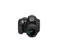 Nikon D3300 + 18-55 AFP DX VR - Cámara réflex digital de 24,2 Mp (pantalla LCD 3", estabilizador, vídeo Full HD), color negro - kit con objetivo 18-55MM AFP DX VR