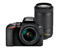 Nikon D3500 + 18-55mm VR + 70-300mm VR Kit nuevo