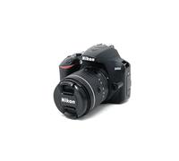 Nikon D3500 - Cámara réflex de 24.2 MP (DX, CMOS, montura F, ISO 100-25600, USB, LCD TFT de 3.2", botón AE-L/AF-L, CPU,modo automático) - kit con objetivo 18/55, color negro